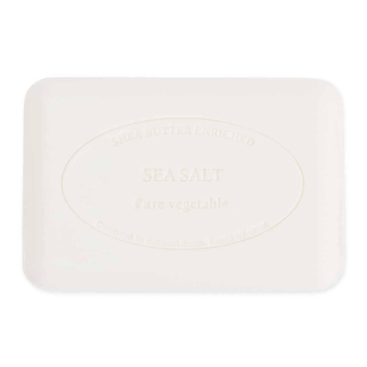 Pre de Provence close-up of quad-milled texture highlighting smooth, impurity-free surface