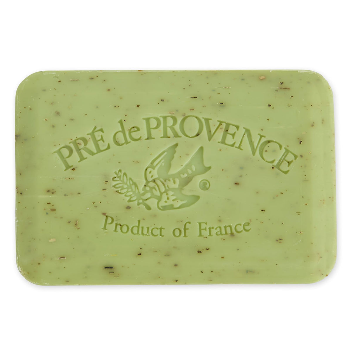 Pre de Provence soap side profile showing size and generous weight