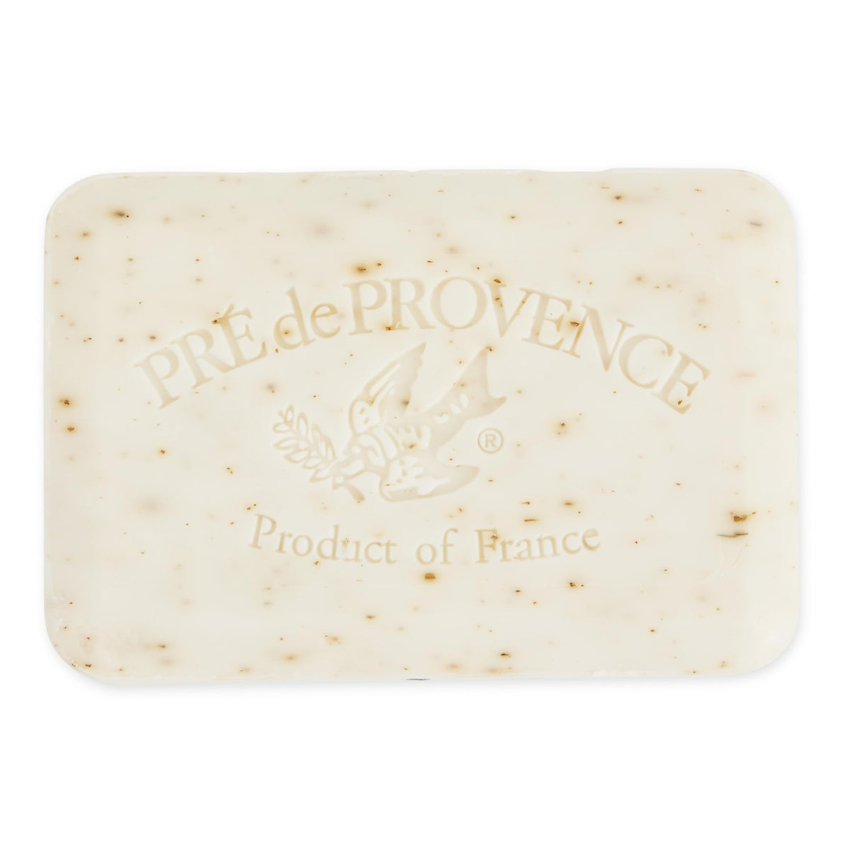 Pre de Provence close-up of quad-milled soap texture highlighting smoothness and quality
