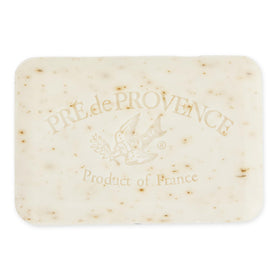 Pre de Provence close-up of quad-milled soap texture highlighting smoothness and quality