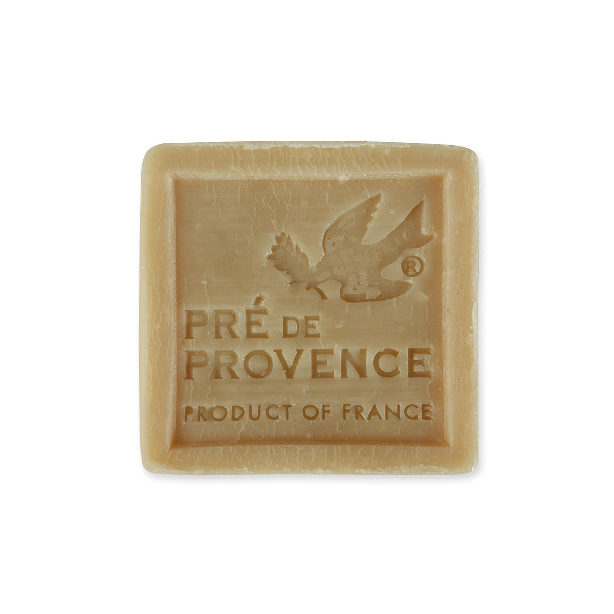 Pre de Provence soap cube close-up texture highlighting natural ingredient purity benefit