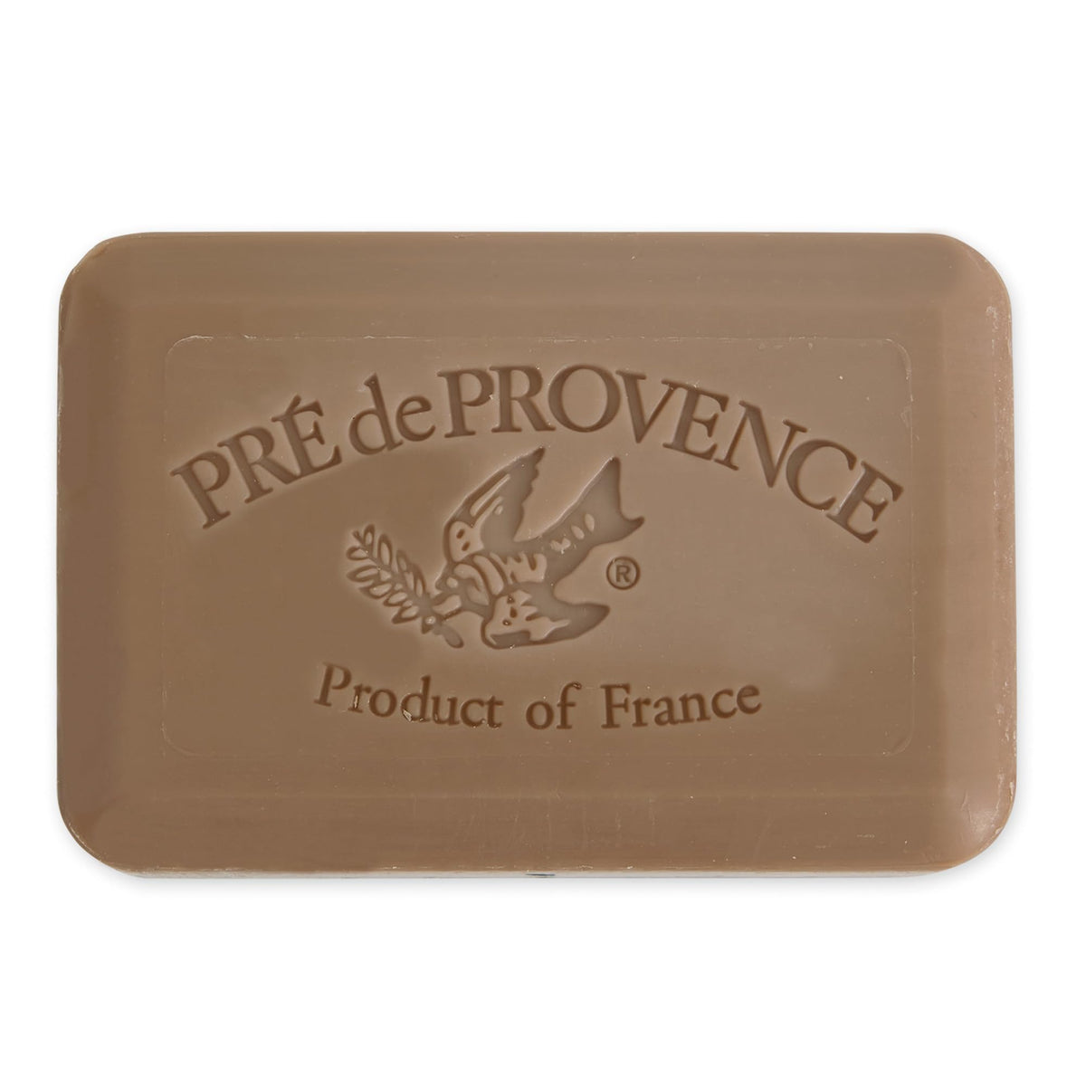 Pré de Provence soap side profile showing size and dense quad-milled edge