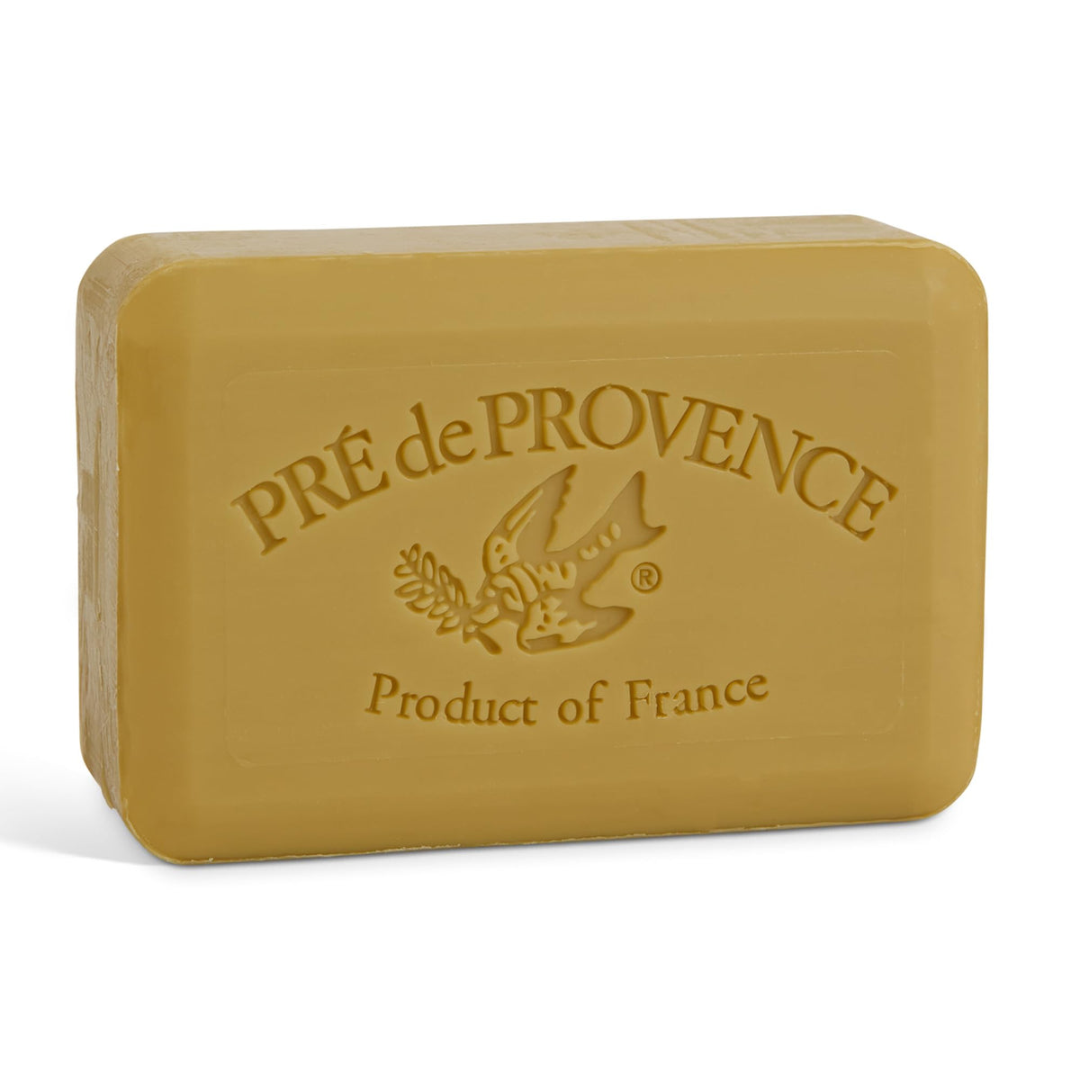 Pre de Provence front packaging showing Verbena bar and brand elegance