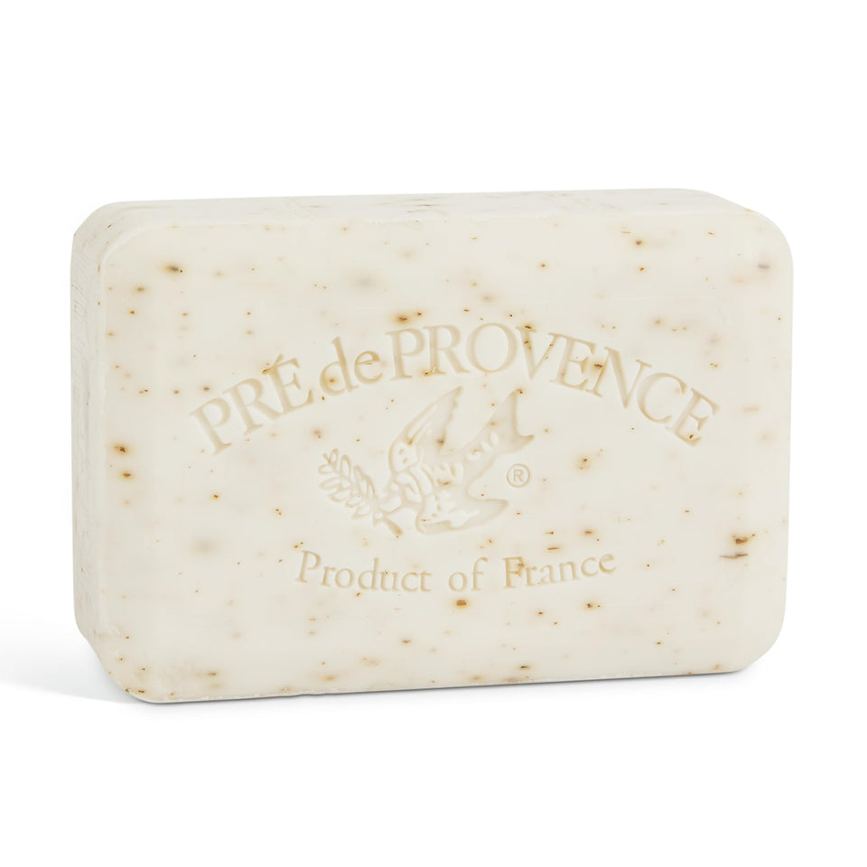 Pre de Provence front packaging showing white gardenia scent and luxurious design
