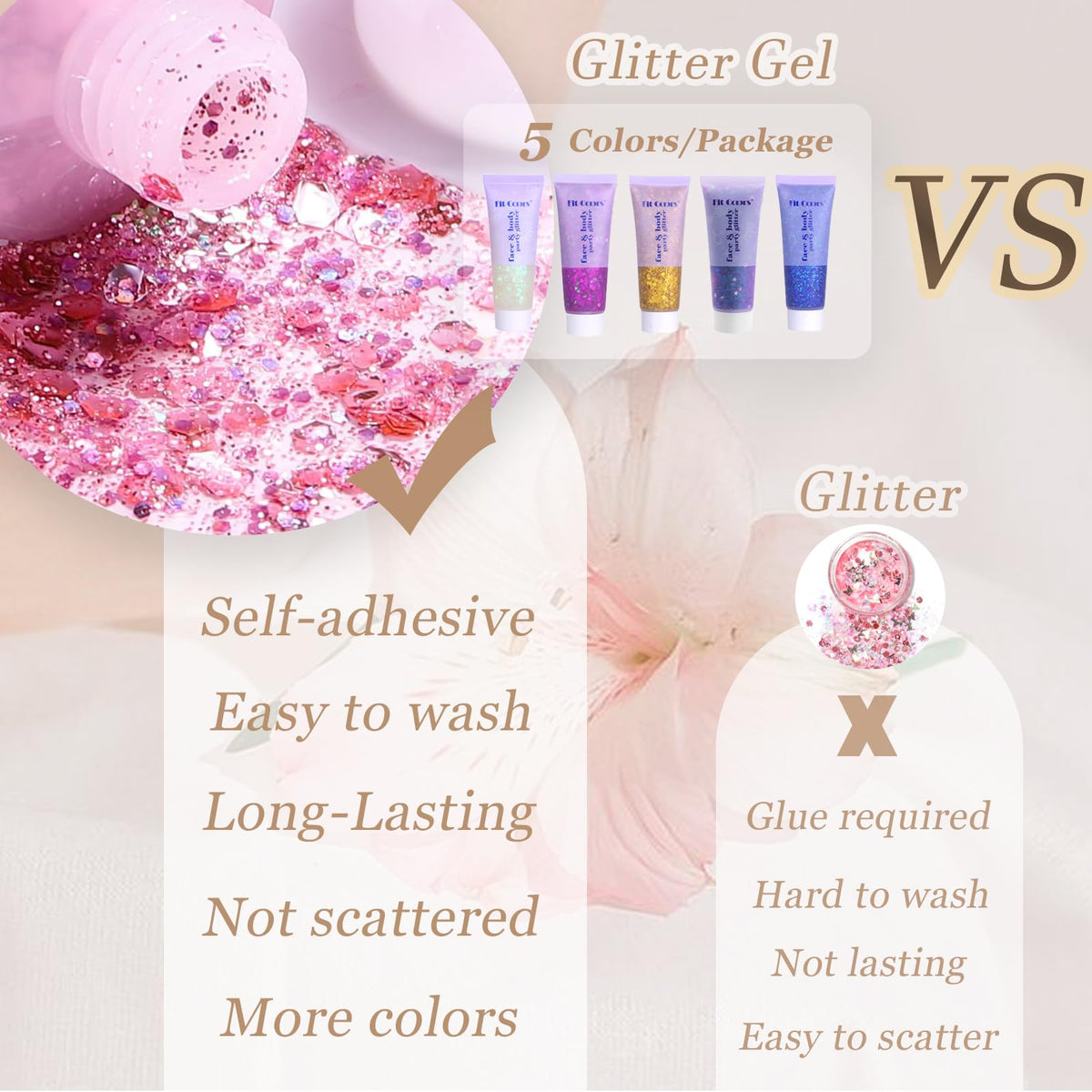 Prehot application fingertip placing gel for precise, easy makeup application