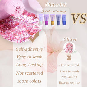 Prehot application fingertip placing gel for precise, easy makeup application