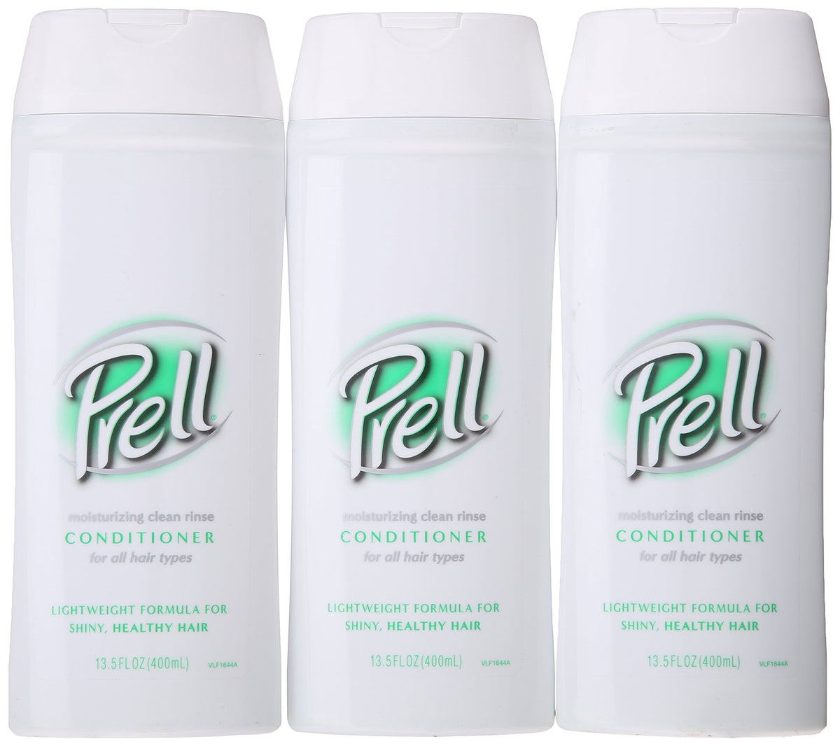 Prell conditioner applied to hair ends demonstrating smoother detangling