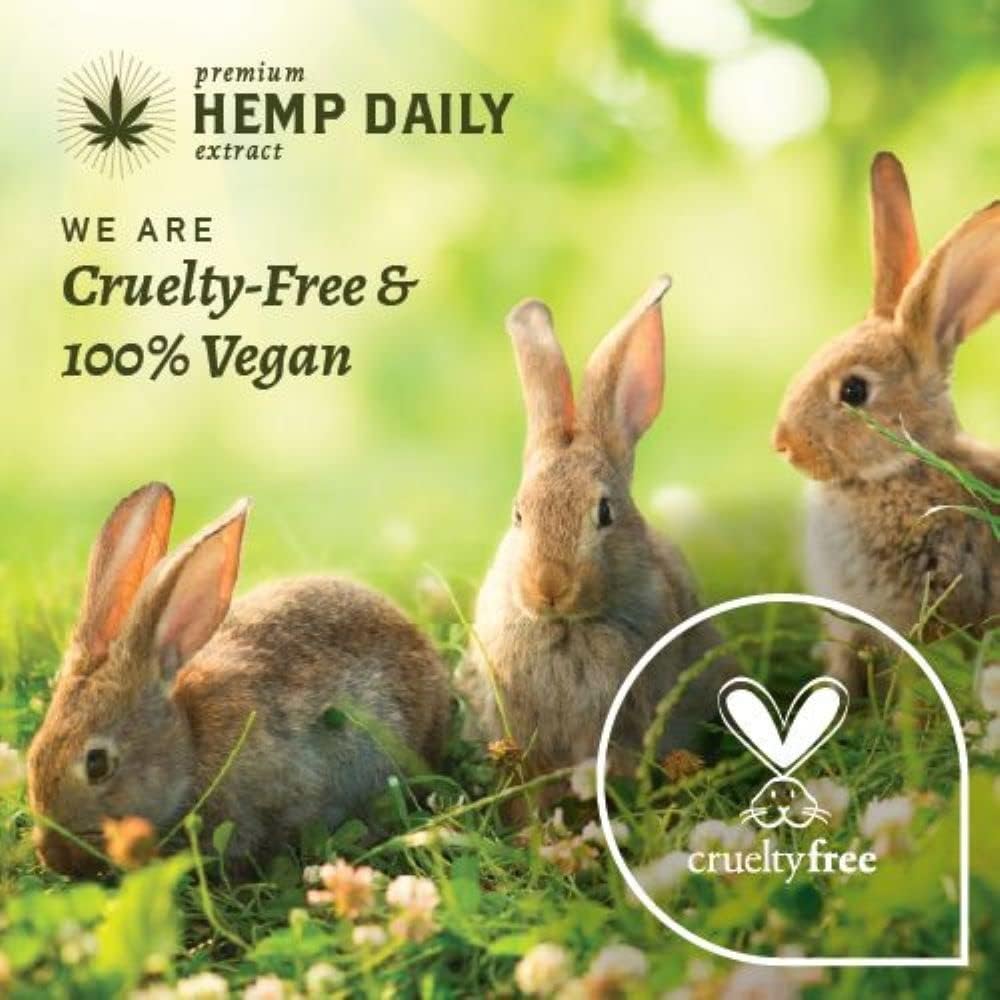 Premium Hemp Extract Daily next to phone and keys to show compact 1.7 oz travel benefit