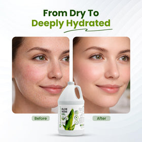 Premium Nature applied to forearm for scale displays quick absorption and hydration