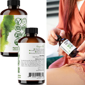 Premium Nature bottle staged in bathroom routine showing daily use benefit
