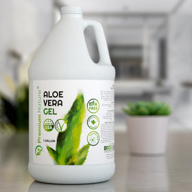 Premium Nature spa lifestyle setting shows professional-grade aloe for treatments
