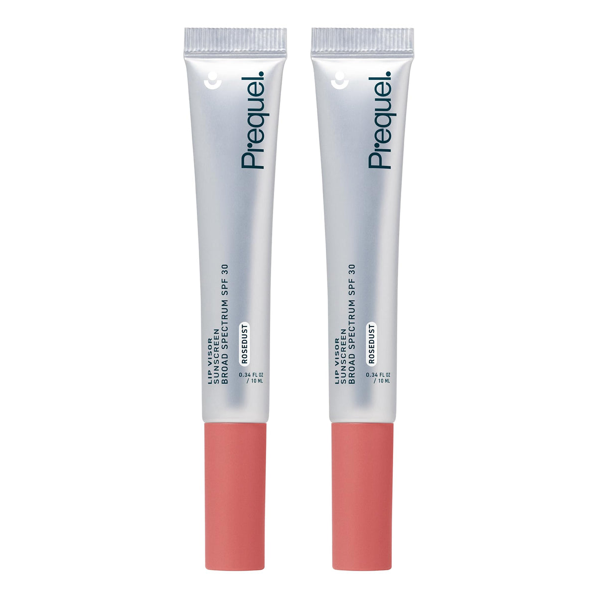 Prequel lip visor front packaging showing product and shade for everyday protection