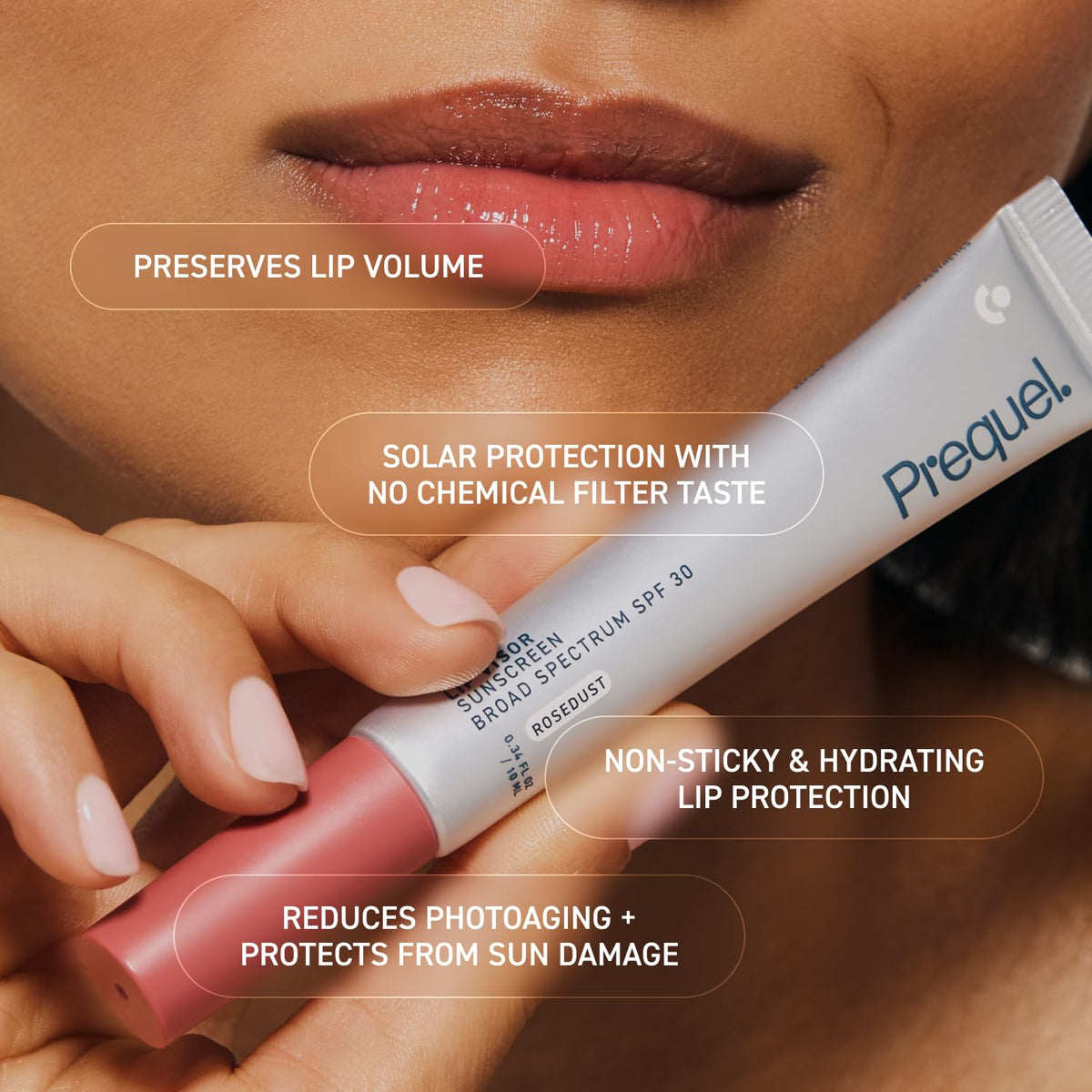 Prequel lip visor two-pack contents displayed for convenient daily carry