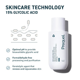 Prequel ingredient label highlighting multi-acid complex and enzymes