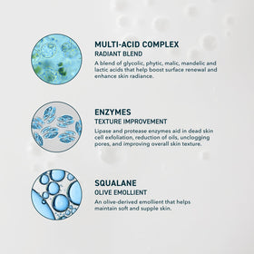 Prequel texture drops on skin illustrating milk-like hydrating formula