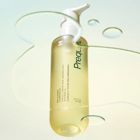 Prequel 6.5oz bottle next to a ruler showing compact travel-friendly size benefit