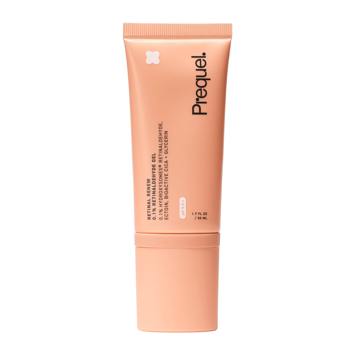 Prequel front packaging showing sleek bottle and product name for clear identification