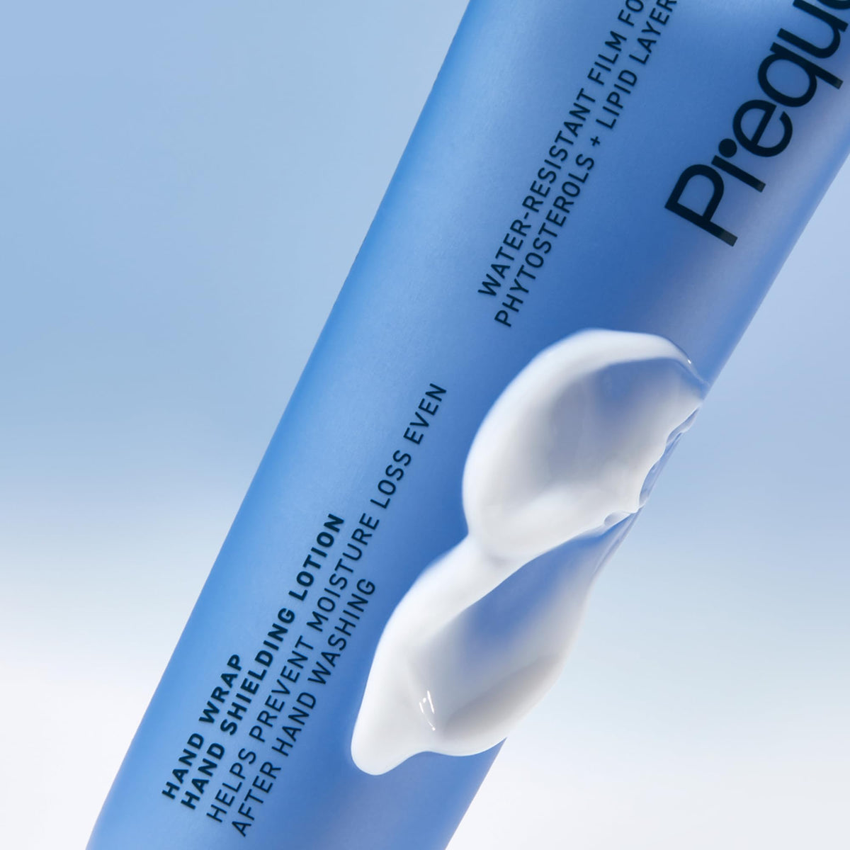 Prequel close-up of thin protective film illustrating moisture-lock benefit