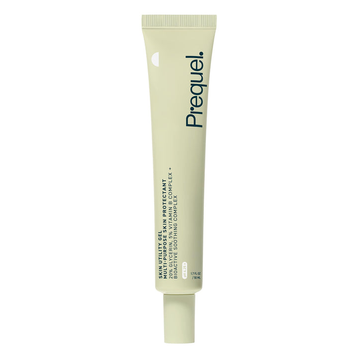 Prequel front packaging showing clean tube and product name for quick identification