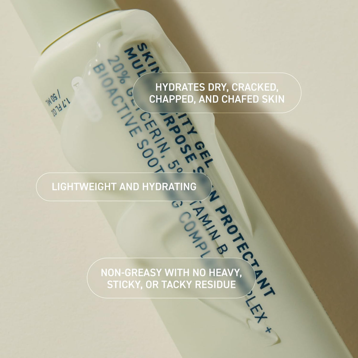 Prequel next to a passport showing compact 2oz size and travel-ready convenience
