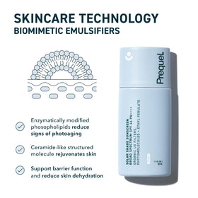 Prequel label and ingredients detail highlighting antioxidant support