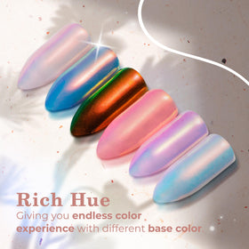 Pretty Diva close-up of ultra-fine powder texture for smooth high-shine application