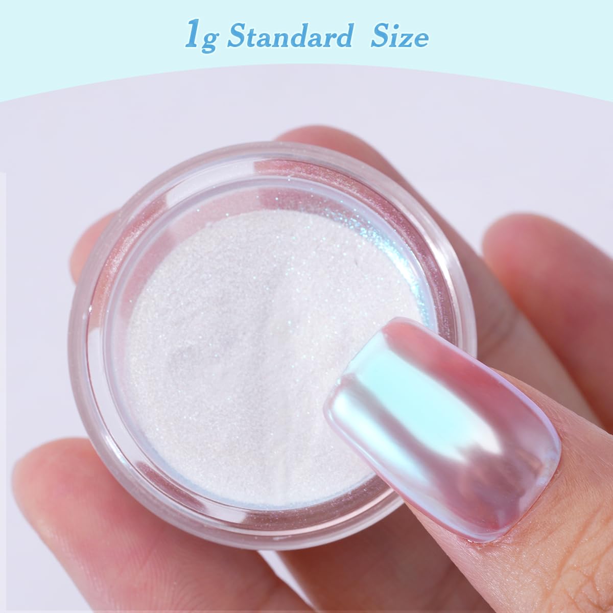 Pretty Diva powder texture spread close-up showing ultra-fine pigment sheen