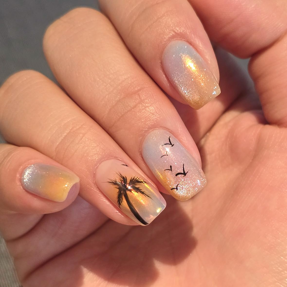 Pretty Diva on hand displaying scale and coverage for long-lasting manicure benefit