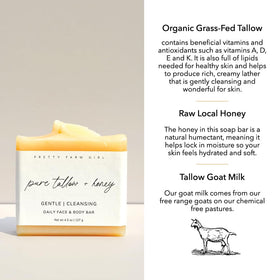 Pretty farm girl honey and goat milk still life illustrating natural ingredients