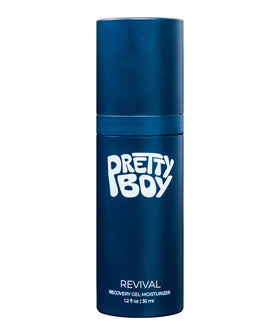 Prettyboy front packaging showing clean design and pump for easy use
