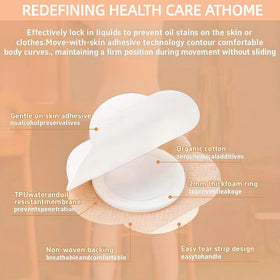 prgislew close-up of organic cotton pad highlighting soft breathable texture benefit