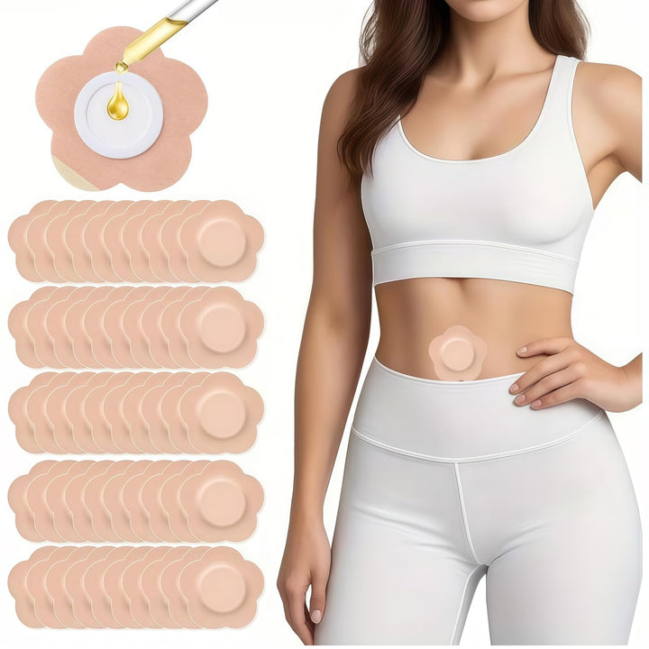 prgislew front packaging showing certified medical-grade castor oil patches and quantity