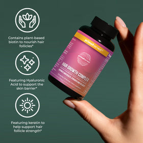 Primal Harvest capsules in hand illustrating daily serving and portability