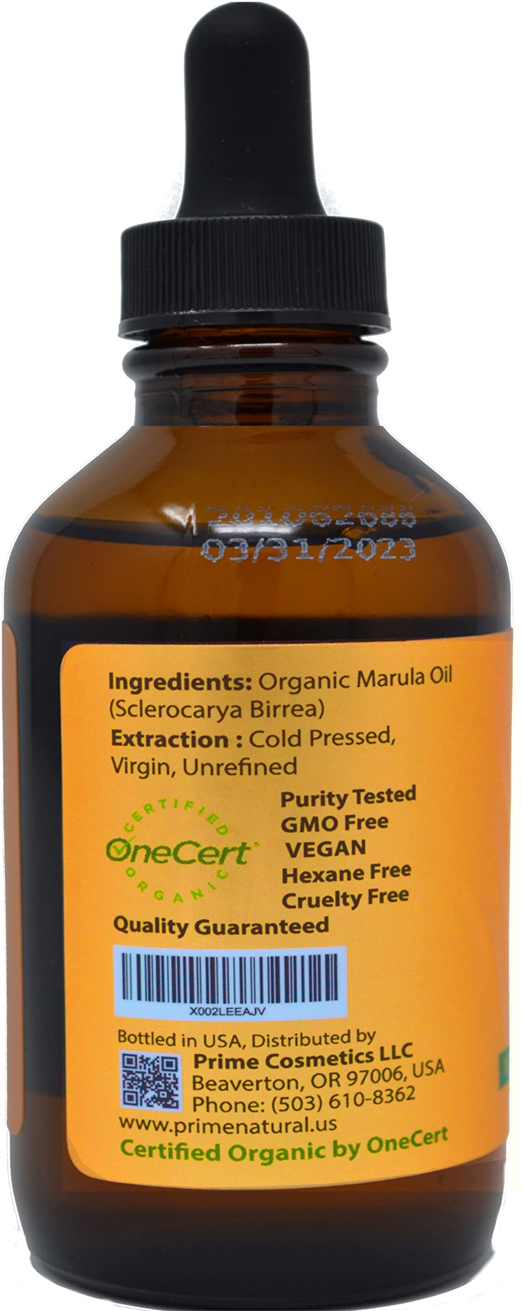 PRIME NATURAL oil texture drops on skin demonstrating lightweight absorption and glow