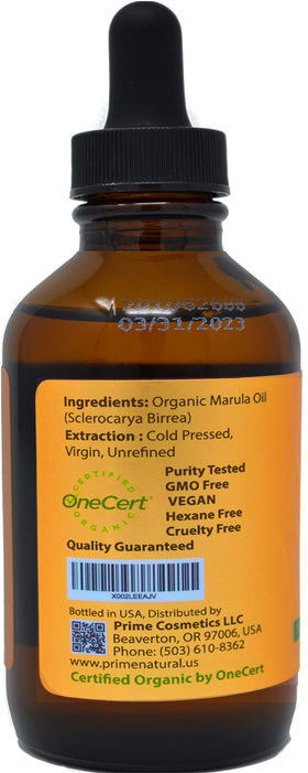 PRIME NATURAL oil texture drops on skin demonstrating lightweight absorption and glow