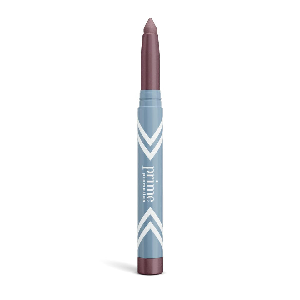 PRIME PROMETICS front packaging showing Violeta shade and sleek stick design benefit convenience