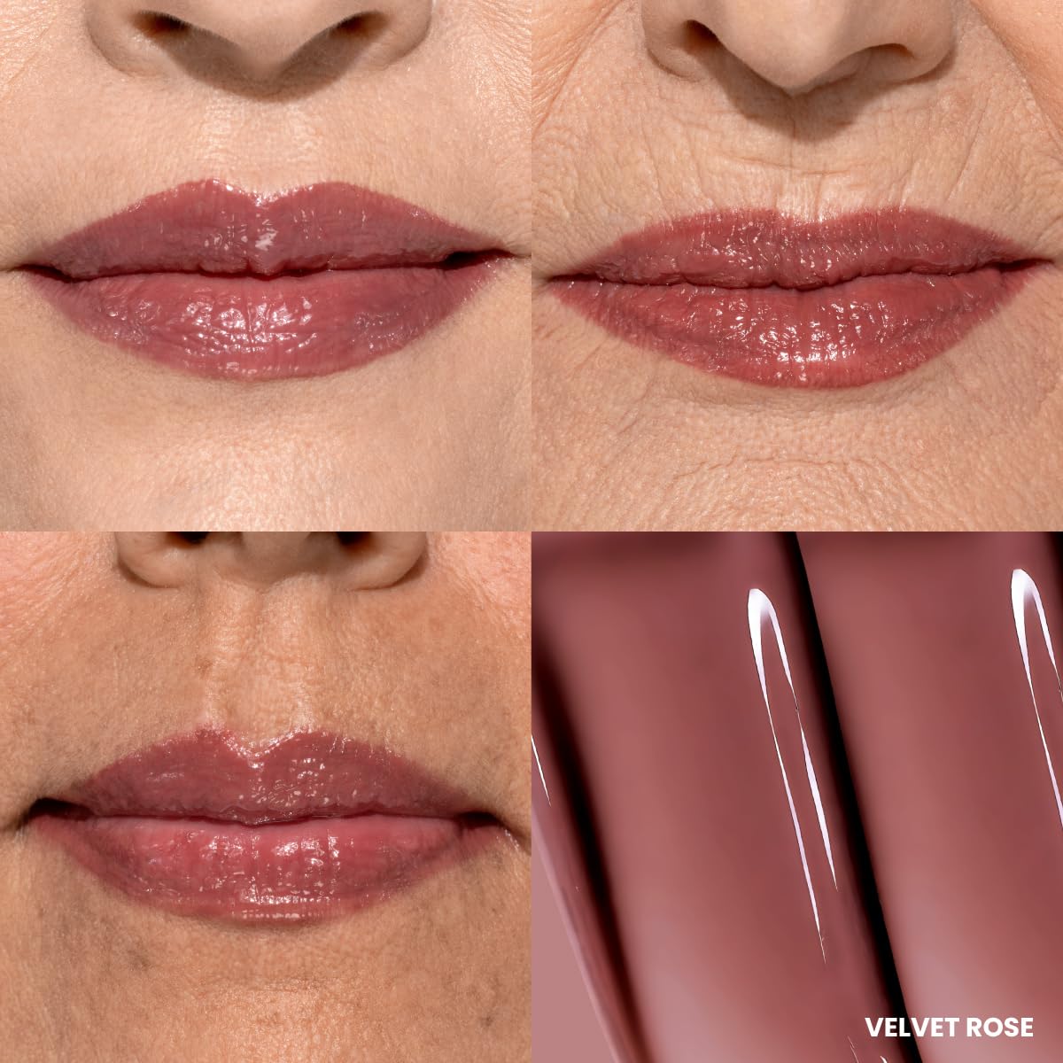 PRIME PROMETICS on mature lips demonstrating natural-looking volume and color