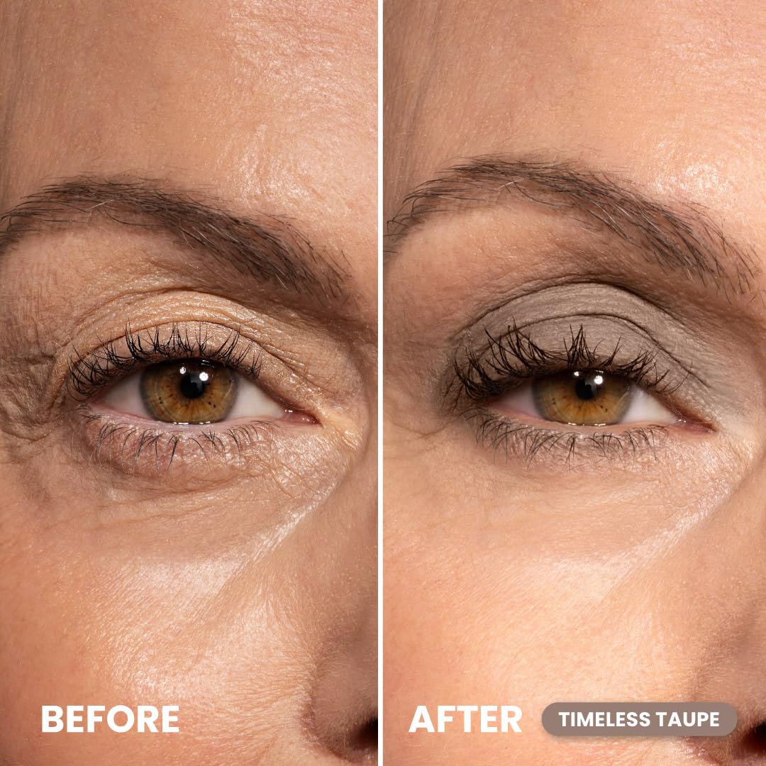 PRIME PROMETICS fingertip applying eyeshadow showing gentle, no-tug glide