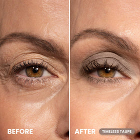 PRIME PROMETICS fingertip applying eyeshadow showing gentle, no-tug glide