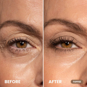 PRIME PROMETICS fingertip applying product to lid showing gentle glide and no tugging benefit