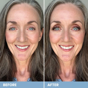 PRIME PROMETICS application to inner eye corner demonstrating instant brightening benefit