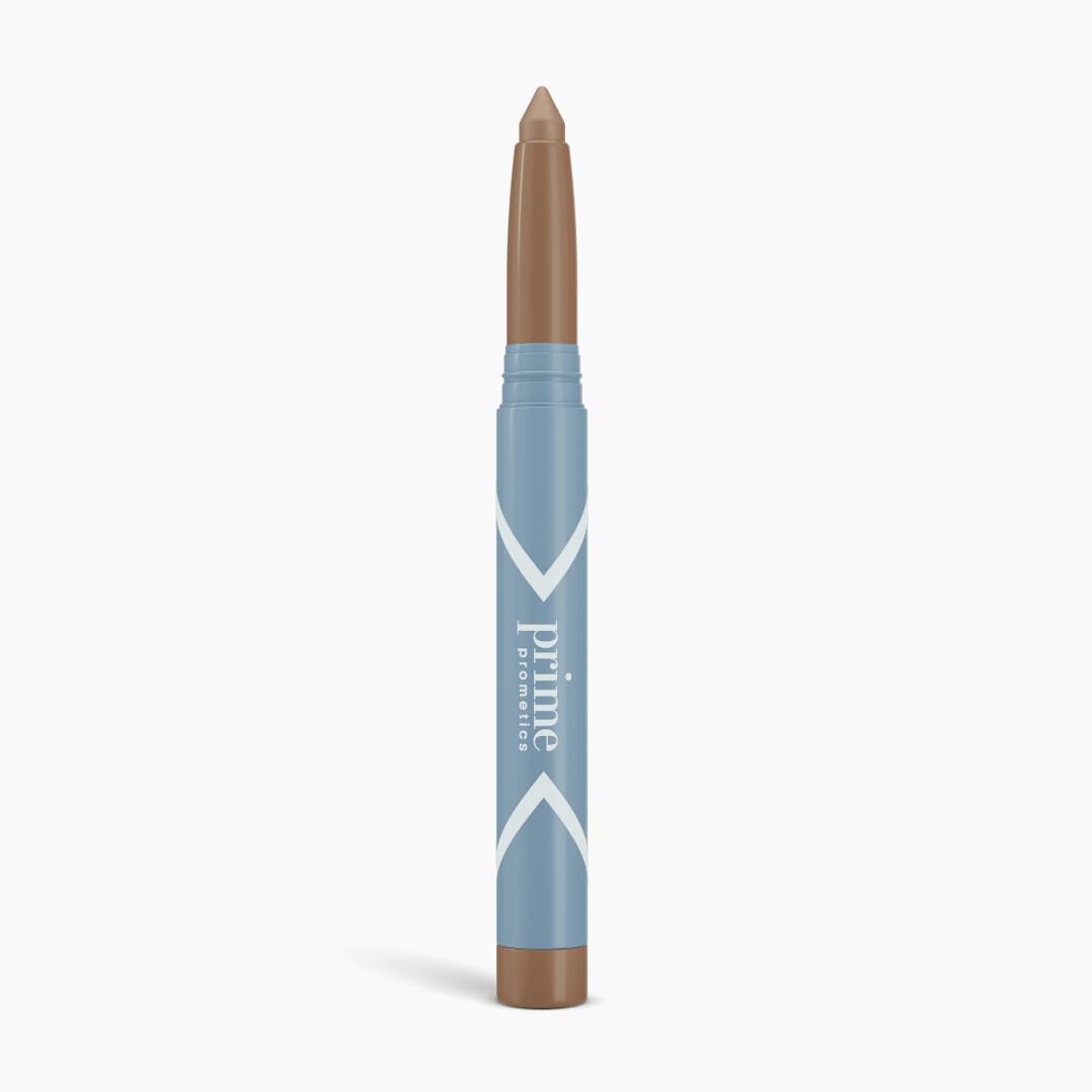 PRIME PROMETICS compact front view showing Toffee shade and elegant packaging, good for gifting