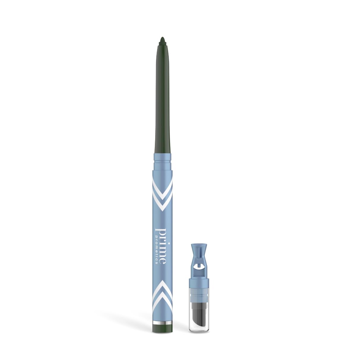 PRIME PROMETICS front packaging of PrimeEyes Glide Eyeliner Emerald showing color and branding for easy selection
