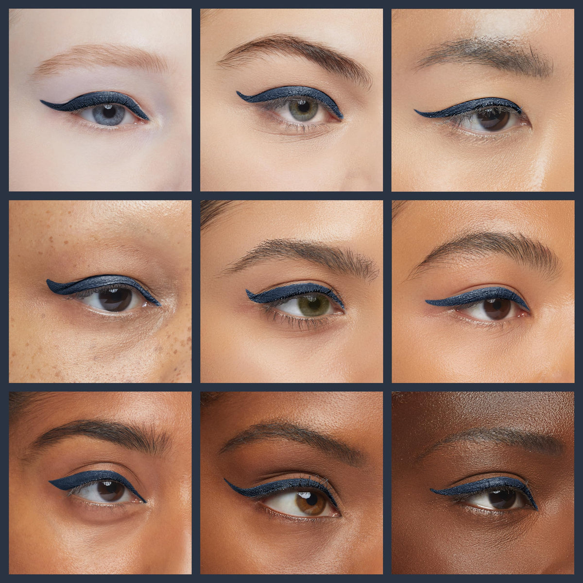 PRIME PROMETICS smudger used on lid to create blended eyeliner with soft finish