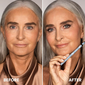 Prime Prometics swatched Mulberry stroke on arm showing rich, buildable color