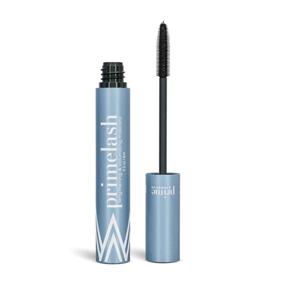 PRIME PROMETICS front packaging showing compact mascara tube and benefits