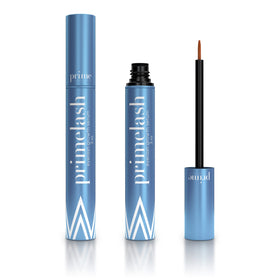 PRIME PROMETICS primeLash front packaging showing bottle and label benefits