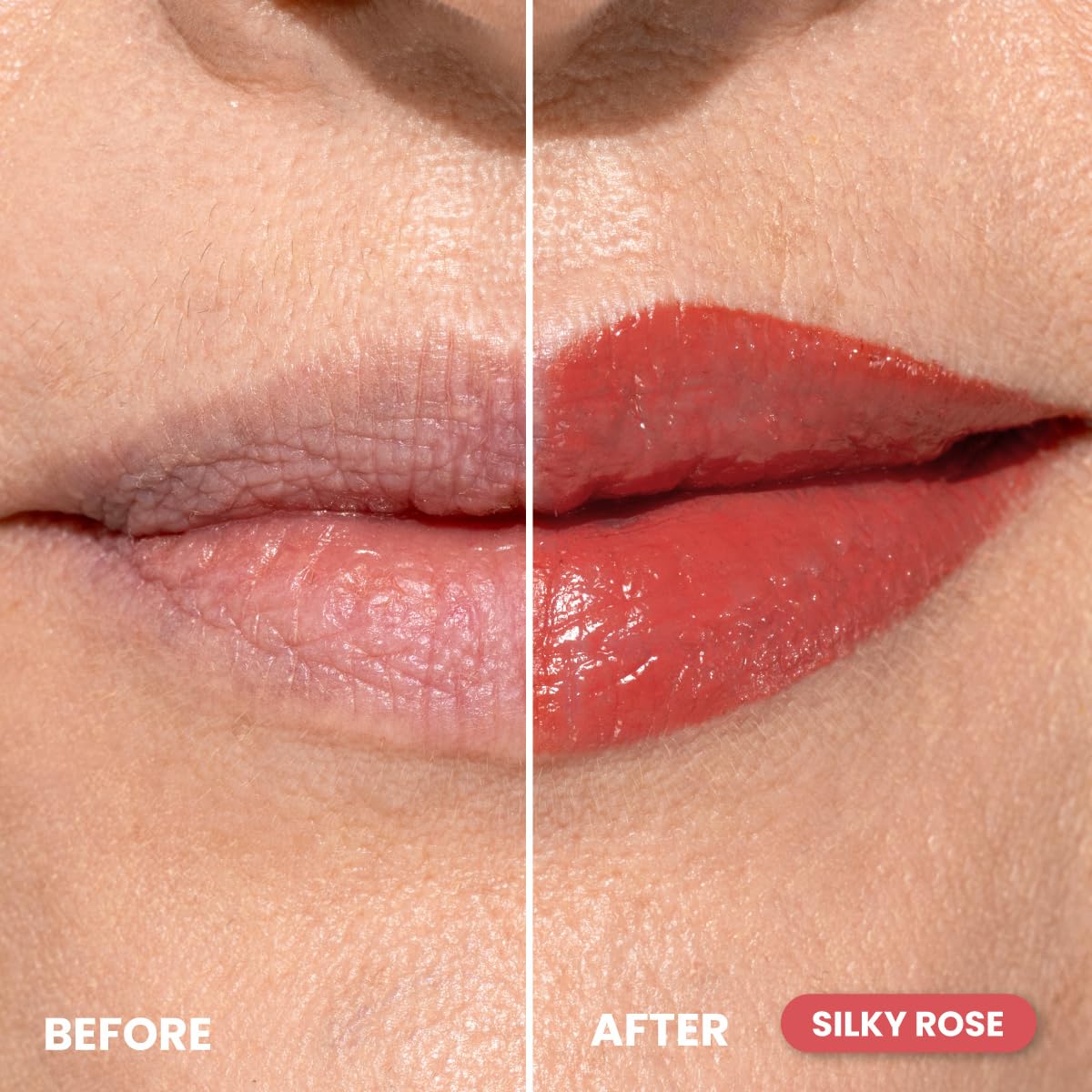 Prime Prometics in-hand applying to lips demonstrating precise tip and easy use benefit