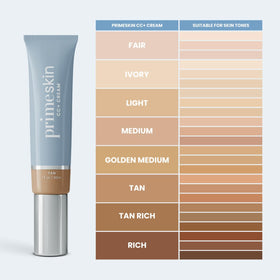 Prime Prometics application with fingertip blending for even coverage