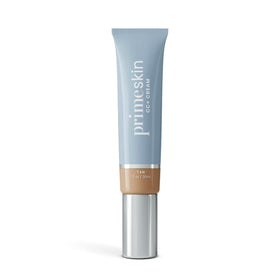 Prime Prometics front packaging showing shade Tan and benefits